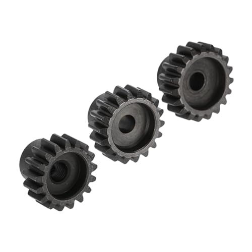 AMAKO RC Motor Zahnrad Metall Ritzel:17T 18T 19T 20T 21T 22T,für 1/8 Buggy Truck Auto,mit 5mm Achse,langlebig rostfrei,leicht zu installieren,schwarz von AMAKO