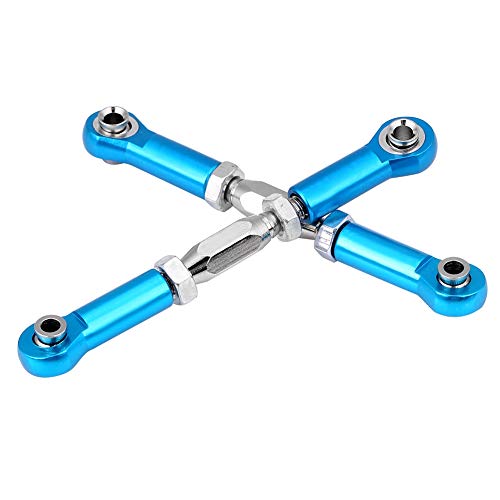 CNC bearbeitete Aluminiumlegierung Lenkerbindungsstange:RC Auto Upgrade Zubehörteile,für HSP 94111 94188 RC Car Material Aluminiumlegierung,Blau 71mm Anzahl 2 CNC bearbeitete Aluminiumlegierung Lenkerbindungsstange:RC Auto Upgrade Zubehörteile,für HSP 94111 94188 RC Car Material Aluminiumlegierung,Blau 71mm Anzahl 2 von AMAKO