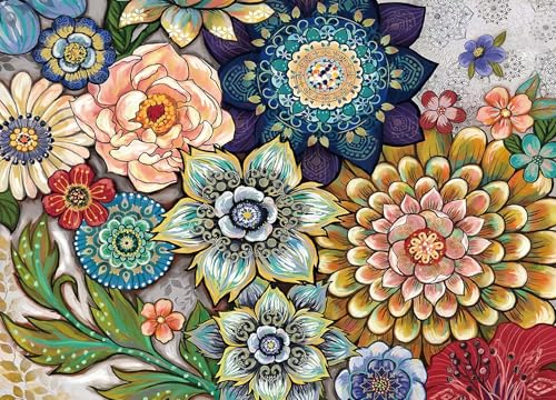 AMCJJ 1000 Puzzle-Stücke als Geburtstags, Heimdekor, Verhütung von Gehirndegeneration für ältere Menschen, Mandala Blume AMCJJ 1000 Puzzle-Stücke als Geburtstags, Heimdekor, Verhütung von Gehirndegeneration für ältere Menschen, Mandala Blume von AMCJJ