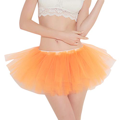 AMDOLE Deals Of The Day Karneval Kostüm Damen Tütü Tüllrock Blau Gelber Petticoat Engel-Kostüm Fasching Costumedamen Langer Tüllrock Damen Led Shirt Tüllrock Damen Schwarz Tüllrock Pfau von AMDOLE