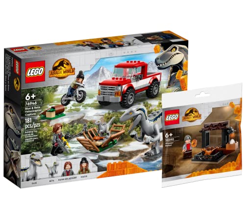 Ameet Verlag Lego Jurassic World Set - Blue & Beta in der Velociraptor-Falle 76946 + Polybag Dinosaurier-Markt 30390 Ameet Verlag Lego Jurassic World Set - Blue & Beta in der Velociraptor-Falle 76946 + Polybag Dinosaurier-Markt 30390 von AMEET Verlag