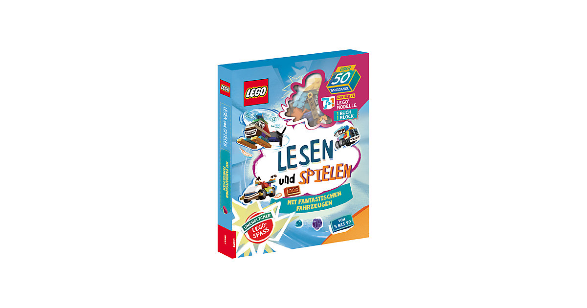 Buch - LEGO: Lies und Spiel - Fahrzeuge, mit 50 Bausteinen Buch - LEGO: Lies und Spiel - Fahrzeuge, mit 50 Bausteinen von AMEET Verlag