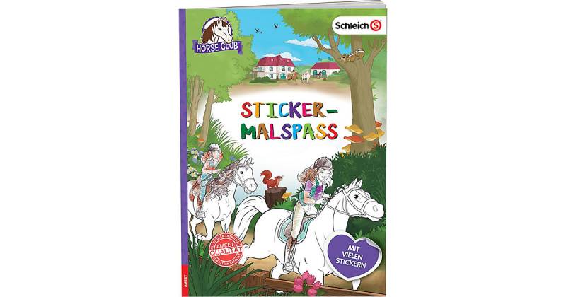 Buch - Schleich Horse Club: Sticker-Malspaß von AMEET Verlag