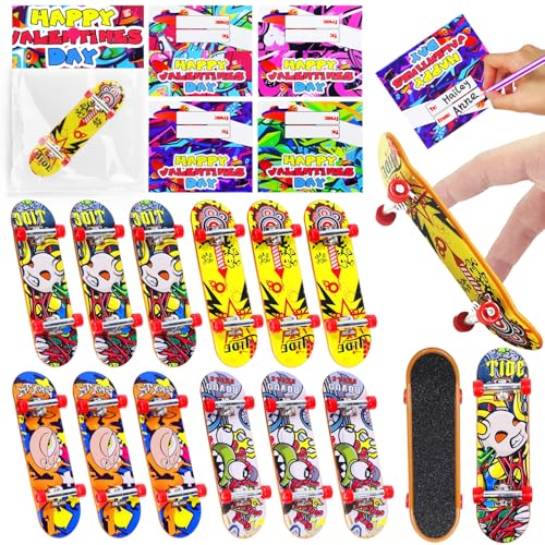 Vorgefüllte Valentinstagskarten für Kinder, Finger-Skateboards, Klassenzimmer, Austauschgeschenke für Studenten, Valentinstag, Fingersport für Jungen, Mädchen, Valentinstag, Party, Gastgeschenke, Vorgefüllte Valentinstagskarten für Kinder, Finger-Skateboards, Klassenzimmer, Austauschgeschenke für Studenten, Valentinstag, Fingersport für Jungen, Mädchen, Valentinstag, Party, Gastgeschenke, von AMENON