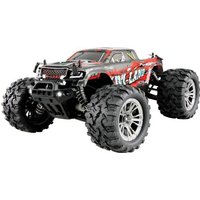 Amewi M-Land Rot Brushed 1:16 RC Einsteiger Modellauto Elektro Monstertruck Allradantrieb (4WD) RtR 2,4 GHz von AMEWI