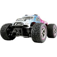 Amewi MAX20 blau-pink Blau, Pink Brushed 1:20 RC Einsteiger Modellauto Elektro Monstertruck Allradantrieb (4WD) RtR 2,4 GHz von AMEWI