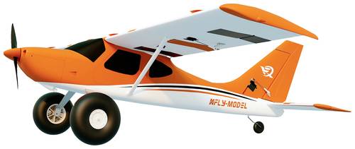 Amewi XFly Glastar V2 Orange, Weiß RC Modellflugzeug PNP 1233mm von AMEWI