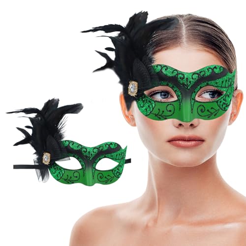 AMFSQJ Venezianische Maske, Maskerade Maske Venezianischen, Karneval Party Maske von AMFSQJ