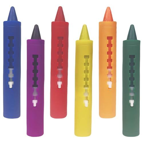AMFUN Bath Crayons, Badewannenstifte für Kinder, Waschbarer Gekritzel Stift für Baby Kinder, Badestifte für Kinder Badewanne 6 Stück, Leicht zu Reinigen, für Keramikoberflächen AMFUN Bath Crayons, Badewannenstifte für Kinder, Waschbarer Gekritzel Stift für Baby Kinder, Badestifte für Kinder Badewanne 6 Stück, Leicht zu Reinigen, für Keramikoberflächen von AMFUN