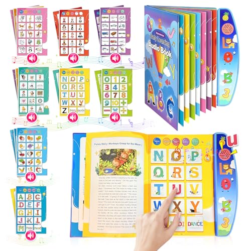 AMFUN Englisch ABC Klangbuch für Kinder, Kind Arabisch Lesemaschine, Baby-elektronisches Lernen Buch für Buchstaben, Wörter, Nummern, Formen, Farben und Tiere, Blau AMFUN Englisch ABC Klangbuch für Kinder, Kind Arabisch Lesemaschine, Baby-elektronisches Lernen Buch für Buchstaben, Wörter, Nummern, Formen, Farben und Tiere, Blau von AMFUN