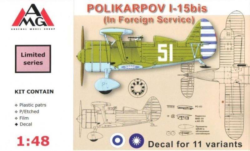 Polikarpov I-15bis (in Foreign service) von AMG