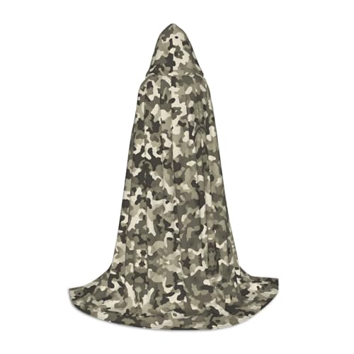 AMHMNZDXH Armee Digital Camouflage Print Kapuzenumhang für Teenager für Halloween, Cosplay, Party, Tanz AMHMNZDXH Armee Digital Camouflage Print Kapuzenumhang für Teenager für Halloween, Cosplay, Party, Tanz von AMHMNZDXH