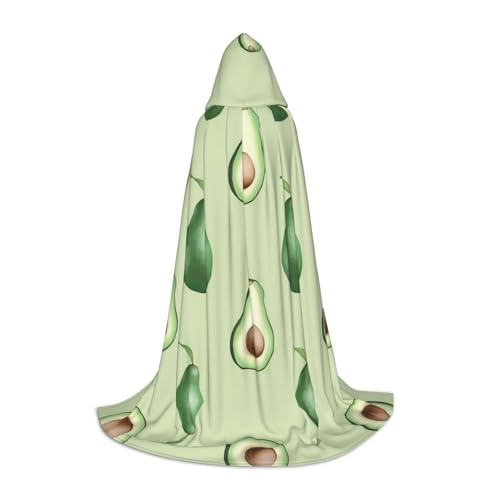 AMHMNZDXH Avocado-Muster Druck Kapuzenumhang für Teenager für Halloween, Cosplay, Party, Tanz AMHMNZDXH Avocado-Muster Druck Kapuzenumhang für Teenager für Halloween, Cosplay, Party, Tanz von AMHMNZDXH