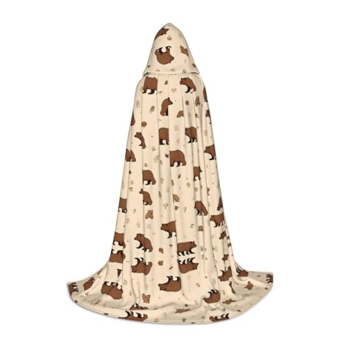 AMHMNZDXH Cartoon Cute Bear Print Hooded Cape For Teens For Halloween, Cosplay, Party, Dance AMHMNZDXH Cartoon Cute Bear Print Hooded Cape For Teens For Halloween, Cosplay, Party, Dance von AMHMNZDXH