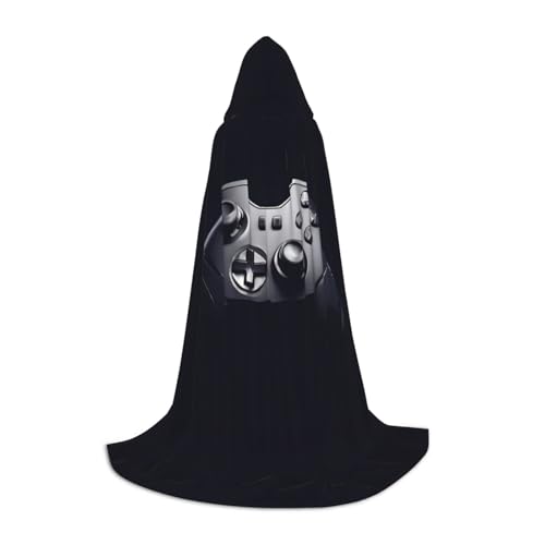 AMHMNZDXH Gaming-Controller-Muster Druck Kapuzenumhang für Teenager für Halloween, Cosplay, Party, Tanz AMHMNZDXH Gaming-Controller-Muster Druck Kapuzenumhang für Teenager für Halloween, Cosplay, Party, Tanz von AMHMNZDXH