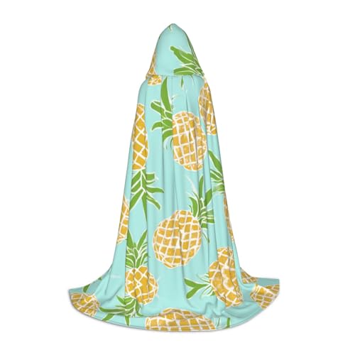 AMHMNZDXH Grüner Ananas-Druck Kapuzenumhang für Teenager für Halloween, Cosplay, Party, Tanz AMHMNZDXH Grüner Ananas-Druck Kapuzenumhang für Teenager für Halloween, Cosplay, Party, Tanz von AMHMNZDXH
