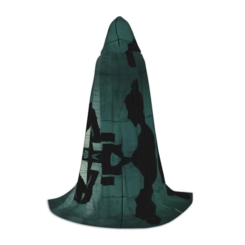 AMHMNZDXH Hacker Attack Print Kapuzenumhang für Teenager für Halloween, Cosplay, Party, Tanz AMHMNZDXH Hacker Attack Print Kapuzenumhang für Teenager für Halloween, Cosplay, Party, Tanz von AMHMNZDXH