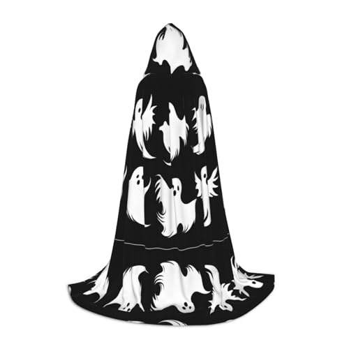 AMHMNZDXH Halloween-Gothic-Druck, Kapuzenumhang für Teenager, Halloween, Cosplay, Party, Tanz AMHMNZDXH Halloween-Gothic-Druck, Kapuzenumhang für Teenager, Halloween, Cosplay, Party, Tanz von AMHMNZDXH