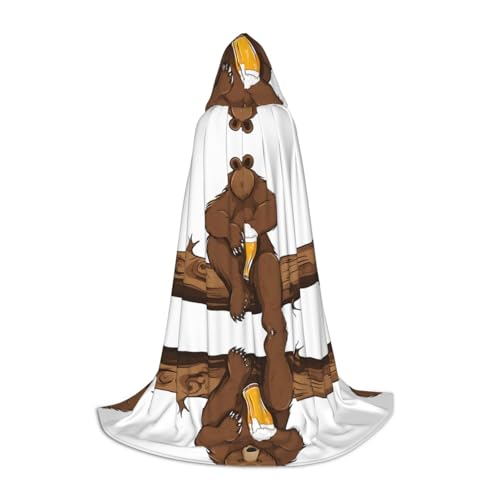 AMHMNZDXH Kapuzenumhang mit Bärenmotiv, für Teenager, Halloween, Cosplay, Party, Tanz AMHMNZDXH Kapuzenumhang mit Bärenmotiv, für Teenager, Halloween, Cosplay, Party, Tanz von AMHMNZDXH