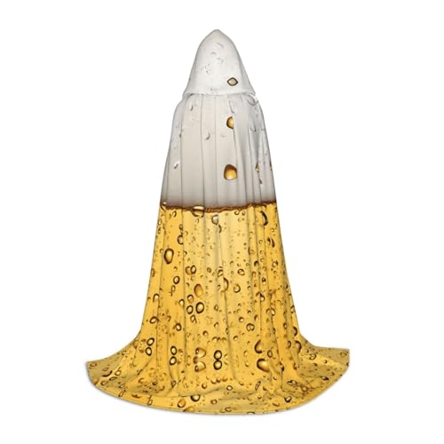 AMHMNZDXH Kapuzenumhang mit Bierblasen-Druck, für Teenager, Halloween, Cosplay, Party, Tanz AMHMNZDXH Kapuzenumhang mit Bierblasen-Druck, für Teenager, Halloween, Cosplay, Party, Tanz von AMHMNZDXH