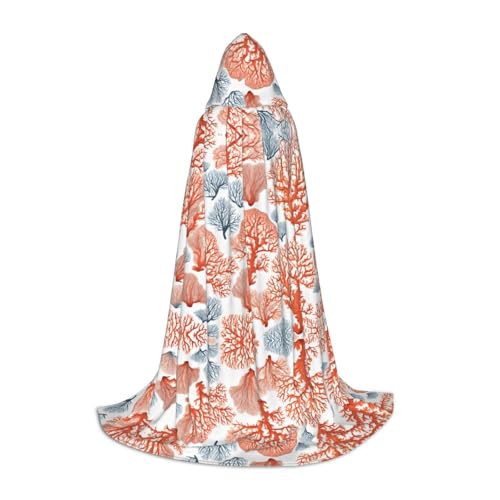 AMHMNZDXH Kapuzenumhang mit Korallenriff-Druck, für Teenager, Halloween, Cosplay, Party, Tanz AMHMNZDXH Kapuzenumhang mit Korallenriff-Druck, für Teenager, Halloween, Cosplay, Party, Tanz von AMHMNZDXH