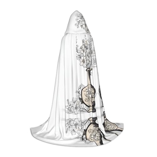 AMHMNZDXH Kapuzenumhang mit Lavendel- und Gänseblümchen-Druck, für Teenager, Halloween, Cosplay, Party, Tanz AMHMNZDXH Kapuzenumhang mit Lavendel- und Gänseblümchen-Druck, für Teenager, Halloween, Cosplay, Party, Tanz von AMHMNZDXH