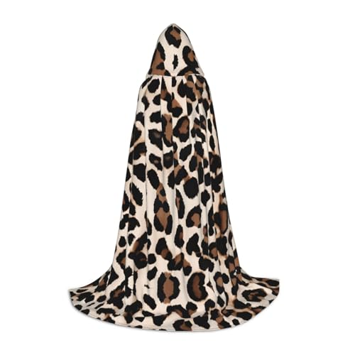 AMHMNZDXH Kapuzenumhang mit Leopardenmuster, für Teenager, Halloween, Cosplay, Party, Tanz AMHMNZDXH Kapuzenumhang mit Leopardenmuster, für Teenager, Halloween, Cosplay, Party, Tanz von AMHMNZDXH