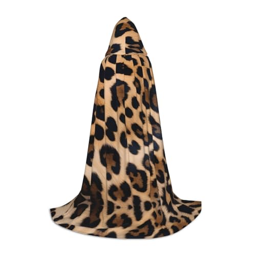 AMHMNZDXH Kapuzenumhang mit Leopardenmuster für Teenager, Halloween, Cosplay, Party, Tanz AMHMNZDXH Kapuzenumhang mit Leopardenmuster für Teenager, Halloween, Cosplay, Party, Tanz von AMHMNZDXH
