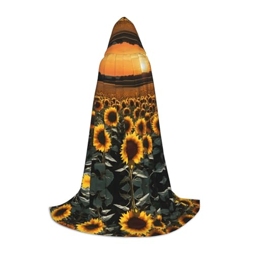 AMHMNZDXH Kapuzenumhang mit Sonnenblumen-Motiv, für Teenager, Halloween, Cosplay, Party, Tanz AMHMNZDXH Kapuzenumhang mit Sonnenblumen-Motiv, für Teenager, Halloween, Cosplay, Party, Tanz von AMHMNZDXH