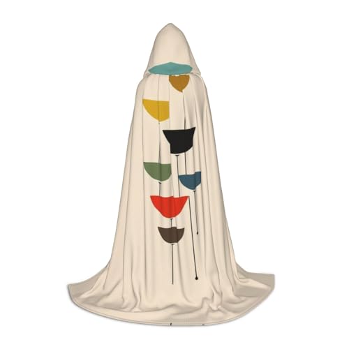 AMHMNZDXH Mid Century Moderner Druck Kapuzenumhang für Teenager für Halloween, Cosplay, Party, Tanz AMHMNZDXH Mid Century Moderner Druck Kapuzenumhang für Teenager für Halloween, Cosplay, Party, Tanz von AMHMNZDXH