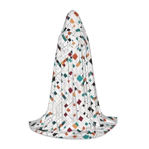 AMHMNZDXH Rose Gold Marmor Design Hintergrund Druck Kapuzen Umhang für Teenager für Halloween Cosplay Party Tanz von AMHMNZDXH