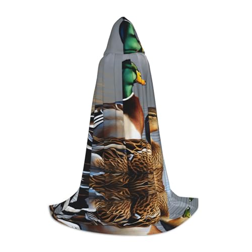 AMHMNZDXH Stockente Ente Druck Kapuzenumhang für Teenager für Halloween, Cosplay, Party, Tanz AMHMNZDXH Stockente Ente Druck Kapuzenumhang für Teenager für Halloween, Cosplay, Party, Tanz von AMHMNZDXH