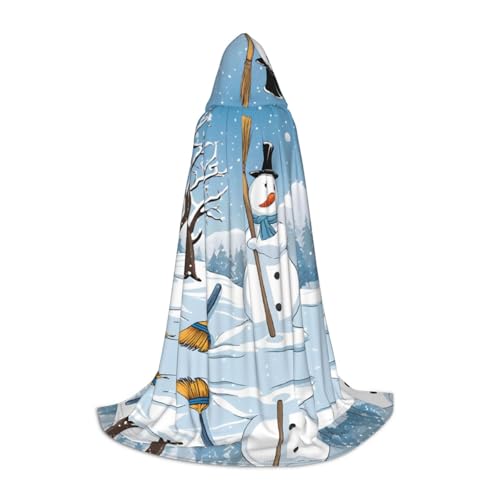 AMHMNZDXH Weihnachtsdruck Kapuzenumhang für Teenager für Halloween, Cosplay, Party, Tanz AMHMNZDXH Weihnachtsdruck Kapuzenumhang für Teenager für Halloween, Cosplay, Party, Tanz von AMHMNZDXH