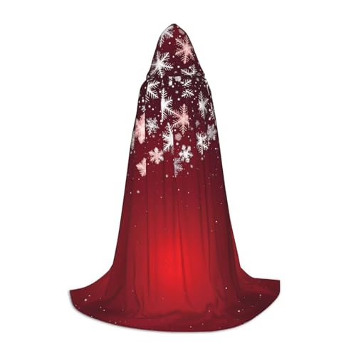 AMHMNZDXH Weihnachtsdruck Kapuzenumhang für Teenager für Halloween, Cosplay, Party, Tanz AMHMNZDXH Weihnachtsdruck Kapuzenumhang für Teenager für Halloween, Cosplay, Party, Tanz von AMHMNZDXH