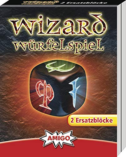 AMIGO Spiel + Freizeit 1958 Wizard Würfelspiel Ersatzblock, Mehrfarbig, bunt von AMIGO Spiel + Freizeit