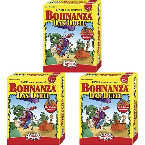 AMIGO Spiel + Freizeit Amigo 01658 Bohnanza Duell, Spiel, 3er Pack von AMIGO