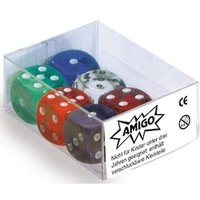 Würfel Transparent W06 Set gem. (Spiel-Zubehör) von AMIGO Spiel + Freizeit