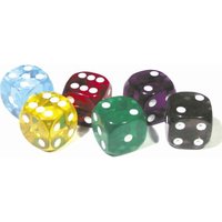 AMIGO 00032 Würfel Transparent W06 16 mm, sortiert AMIGO 00032 Würfel Transparent W06 16 mm, sortiert von AMIGO