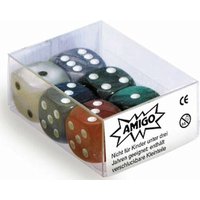 AMIGO 00061 Würfel Perlmutt W06 6er-Set gemischt AMIGO 00061 Würfel Perlmutt W06 6er-Set gemischt von AMIGO