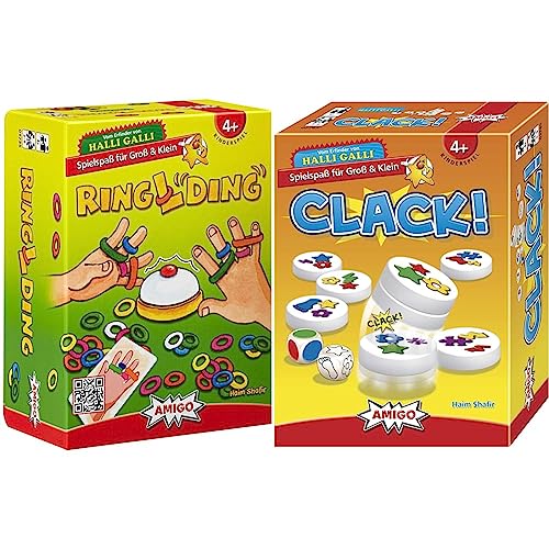 AMIGO 01735 - Ringlding, 4 Jahre+ & 02765 - Clack!, 17,1 x 12,8 x 5,6cm AMIGO 01735 - Ringlding, 4 Jahre+ & 02765 - Clack!, 17,1 x 12,8 x 5,6cm von AMIGO
