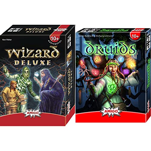 AMIGO 02206 Kartenspiel Wizard Deluxe, bunt Spiel + Freizeit 01750 - Druids von AMIGO