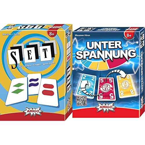 AMIGO 03703 - Kartenspiel Set & 1603 - Kartenspiel, Unter Spannung AMIGO 03703 - Kartenspiel Set & 1603 - Kartenspiel, Unter Spannung von AMIGO