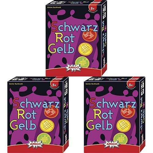 AMIGO Spiel + Freizeit 1720 1663 - Schwarz Rot Gelb, Kartenspiel, 3er Pack AMIGO Spiel + Freizeit 1720 1663 - Schwarz Rot Gelb, Kartenspiel, 3er Pack von AMIGO