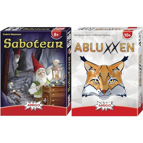 AMIGO Spiele 4900 - Saboteur & 02204 Kartenspiel, bunt AMIGO Spiele 4900 - Saboteur & 02204 Kartenspiel, bunt von AMIGO