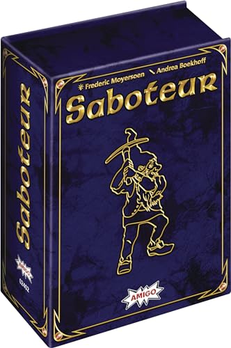 AMIGO 02402 Saboteur, Brettspiel, Auflage 20 Jahre, mehrfarbig, deutsche Sprache von AMIGO