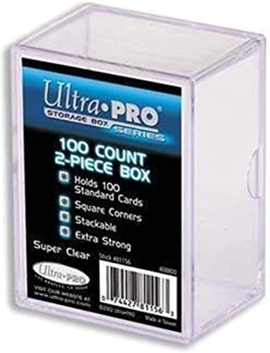 Ultra Pro Plastic Box 100 Two Piece (81156) - Sammelkartenzubehör von Ultra Pro