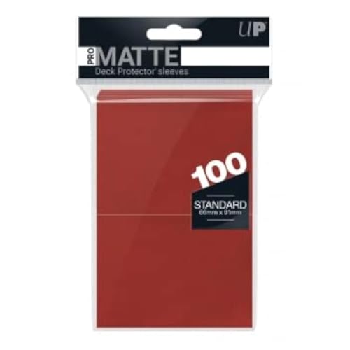 Ultra Pro Ultra proaccpro044-red Abysse 100 Stück PC pro-Matte Deck Protectors (6,6 x 9,1 cm) von AMIGO