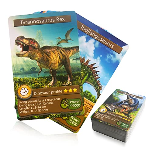 AMINFUN 55 Dinosaurier-Lernkarten, Dinosaurier-Fächer, Flash-Karte, Lernspielzeug für Kinder, Geschenk für AMINFUN 55 Dinosaurier-Lernkarten, Dinosaurier-Fächer, Flash-Karte, Lernspielzeug für Kinder, Geschenk für von AMINFUN