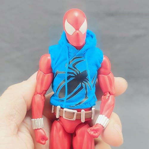 AMITD 1/12 Maßstab Male Clothes,Male Hoodie Hooded Vest Top Clothing for 6inch Action Figure Körper (Normal Version) von AMITD