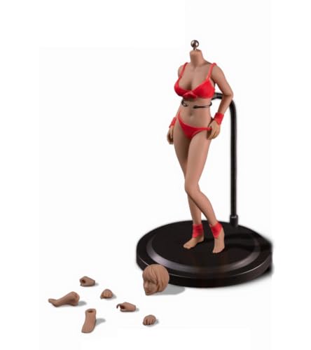 AMITD 1/12 Maßstab Weibliche Figure 6inch Weibliche TBLeague Super Flexible Suntan Haut Slim Körper Type Middle Bust Miniature Action Figure Collectible (T03B) von AMITD